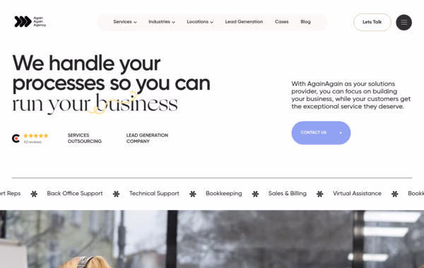 AgainAgain Agency  Web Design