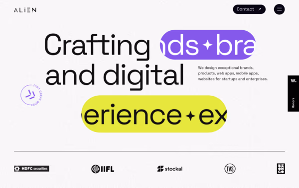Alien Design Agency Web Design