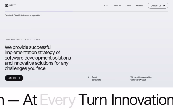 XiztDevOps Web Design