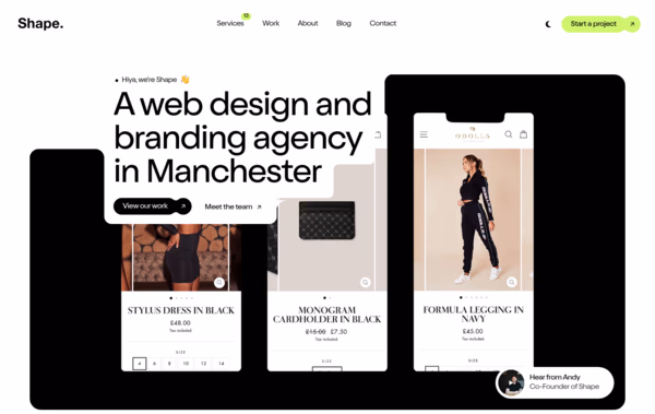 MadeByShape Web Design