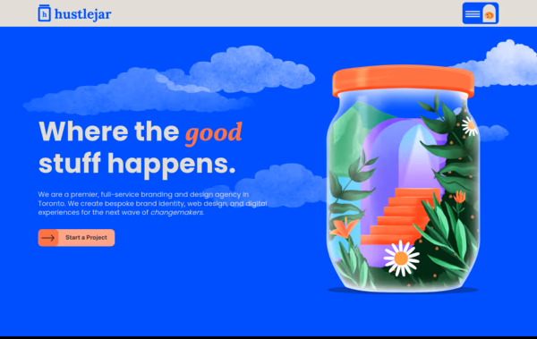 Hustle Jar Web Design