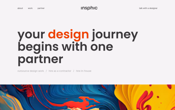 Insphic Design Agency Web Design