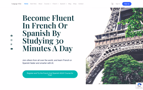 Language Atlas Web Design