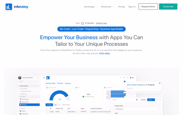 InfoLobby Web Design