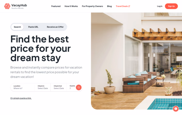 VacayHub Web Design