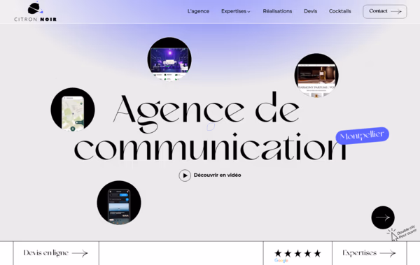 Citron Noir Web Design