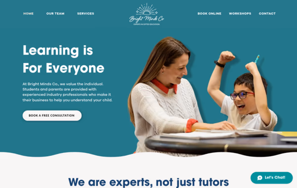 Bright Minds Co Web Design