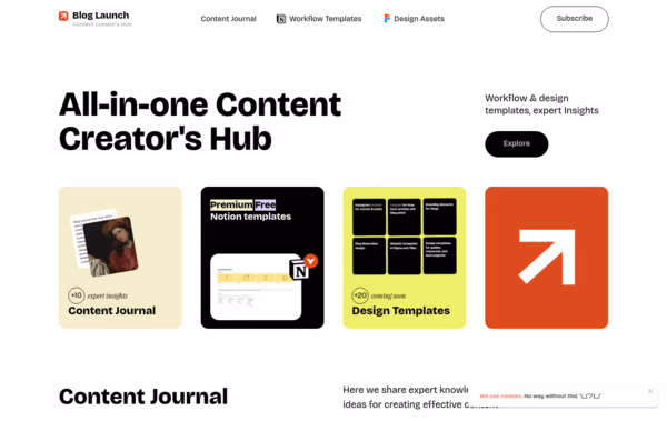 Blog Launch Web Design