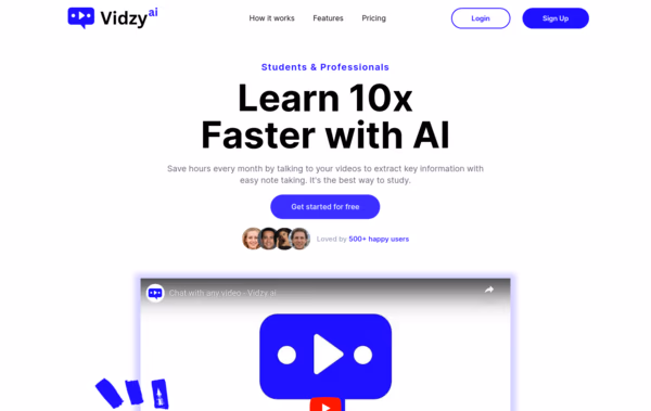 Vidzy Web Design