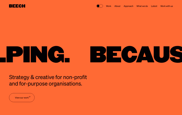 Beech Agency Web Design