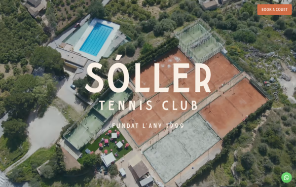 Soller Tennis Club Web Design
