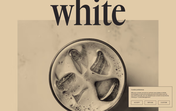 White Coffee Web Design