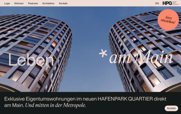 HPQ Frankfurt Web Design