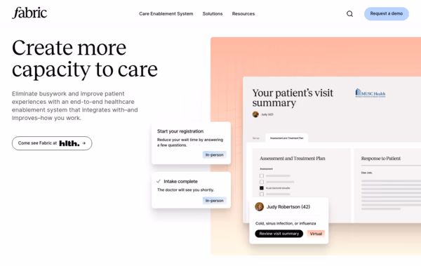 fabrichealth Web Design