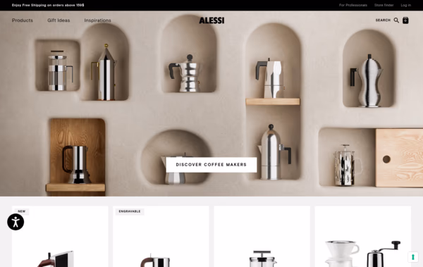 Alessi USA Web Design