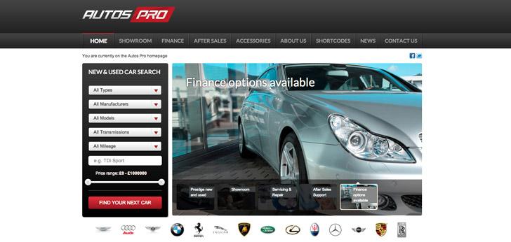 Autos Pro: Wordpress Theme for Automotive Garages